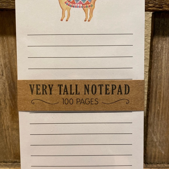 Llama Notepad, No Drama Llama Notepad, Llama Themed Notepad, Llamas - Picture 6 of 9
